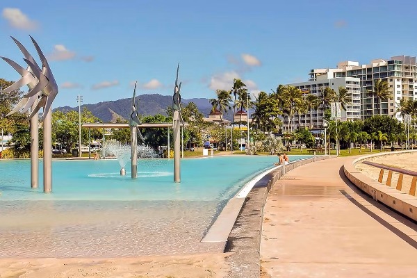 Cairns, Austrália Cidade de Cairns, na Austrália