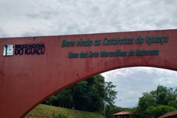 Entrada no Parque Nacional do Iguaçu Entrada no Parque Nacional do Iguaçu