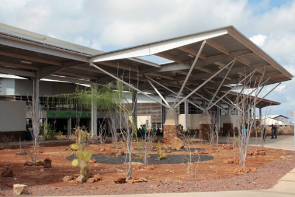 Chegada em Baltra Aeroporto de Baltra / Seymour