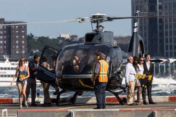 embarque em helicóptero em nova york