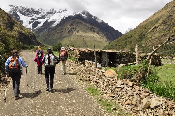 Início da trilha Salkantay em Challacancha