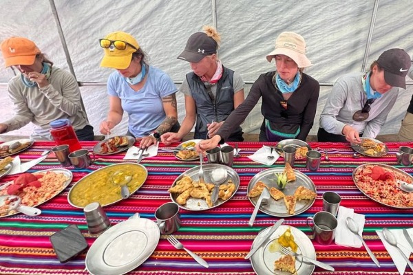 dentro do skydome de Soraypampa