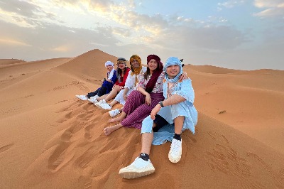 Marrakesch-Fès Wüstentour 4 Tage mit Hotel und Glamping