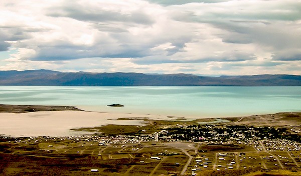Erster Balkon der Tournee Blick auf den argentinischen See vom Balkon aus