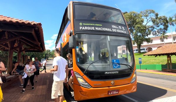 Bus zurück nach Puerto Iguazú
