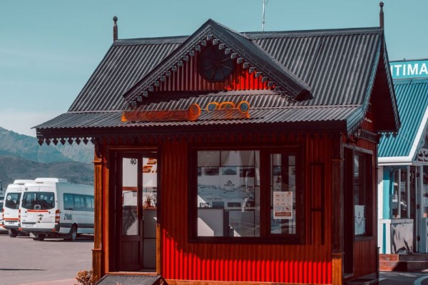 Treffpunkt im Hafen von Ushuaia Hafenbüro Ushuaia