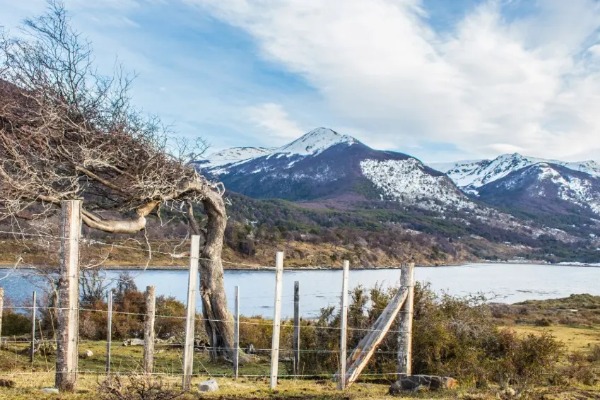 Aussichtspunkt in einer natürlichen Landschaft Panoramablick auf die Landschaft bei einer der Vogelbeobachtungsstationen an der Lagune