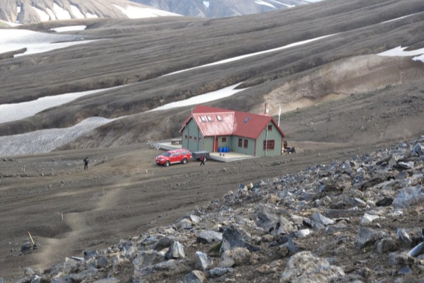 Hrafntinnusker Schutzhütte