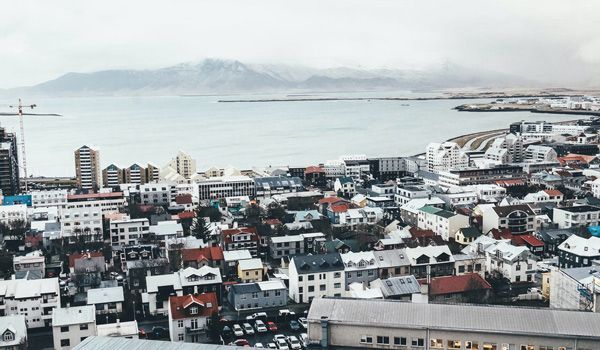 landschaft reykjavik stadt