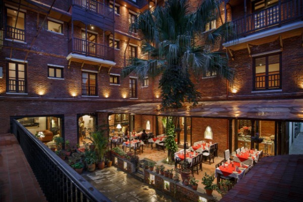 ansichten terrasse hotel katmandu