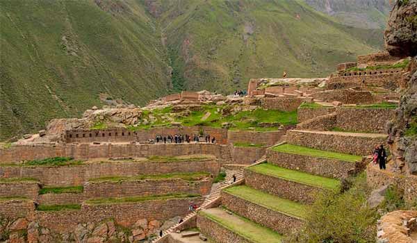 archäologische Überreste von Ollantaytambo