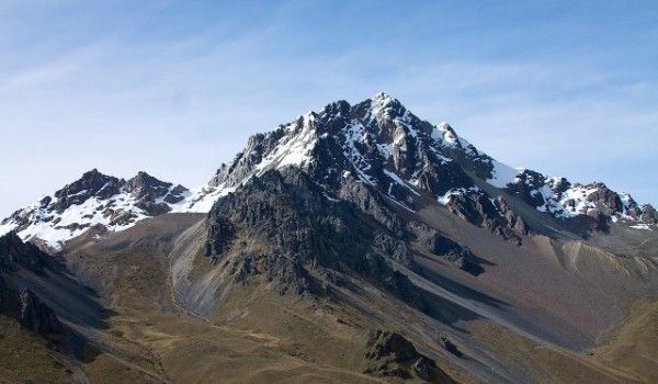 ausblicke auf den salkantay berg während des salkantay treks 5 tage