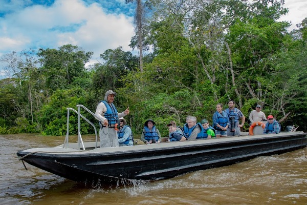 Boot auf dem Amazonas