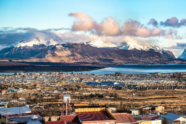 panoramic view of puerto natales