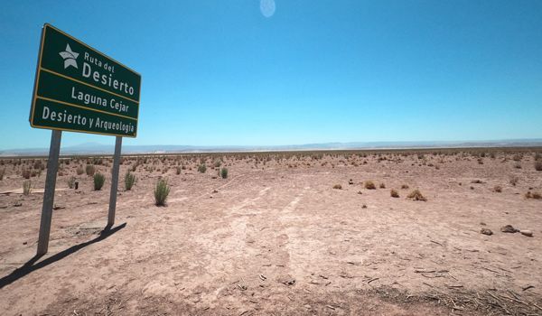 Laguna Cejar Sign