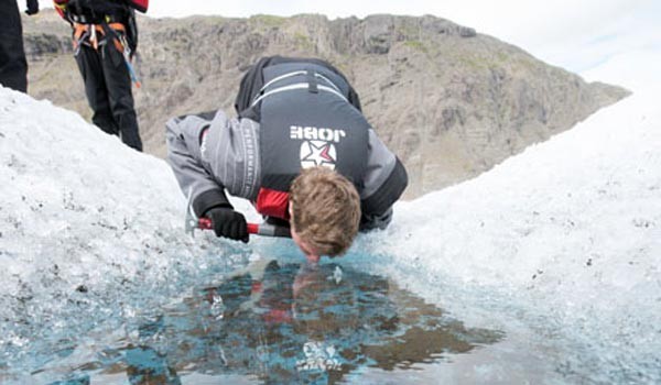 heinabergslon glacier trekking