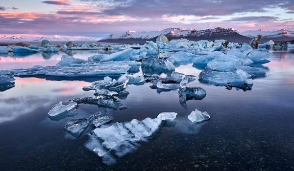 jökulsárlón lagoon jökulsárlón lagoon with icebergs