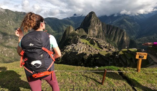 howlanders girl at machu picchu