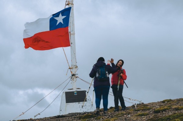 Bandera de chile Bandera de chile en cerro Bandera