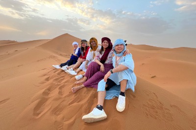 Marrakesch-Fès Wüstentour 4 Tage mit Hotel und Glamping