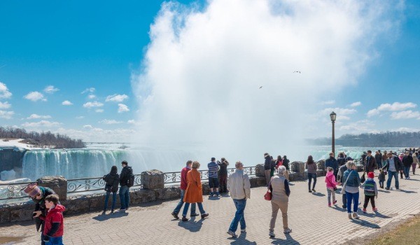 point de vue sur les chutes du niagara