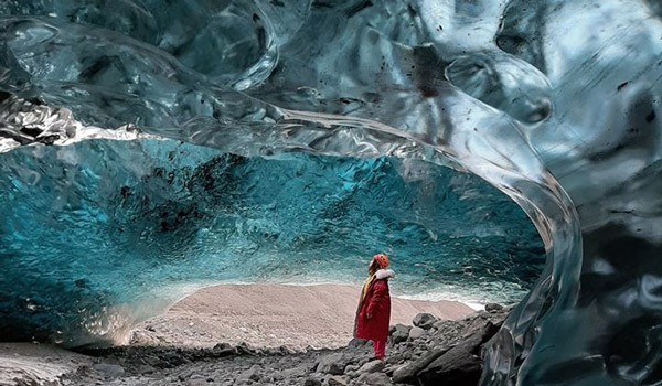 Jökulsárlón grotte