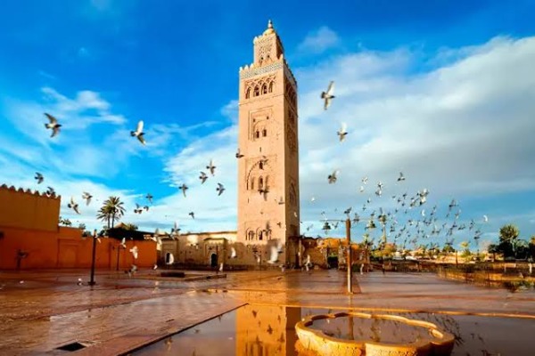 La mosquée Koutoubia à Marrakech La mosquée Koutoubia à Marrakech, à la fin du circuit de Fès à Marrakech