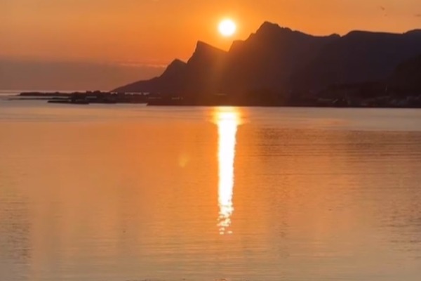 effet miroir soleil de minuit effet miroir