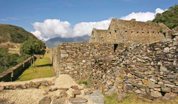 ruines archéologiques de la ville inca Choquequirao