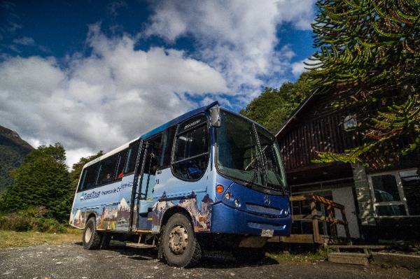 autobus porto Frías Peulla autobus in viaggio