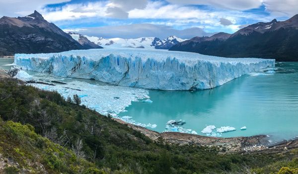 vista panoramica del ghiacciaio perito moreno