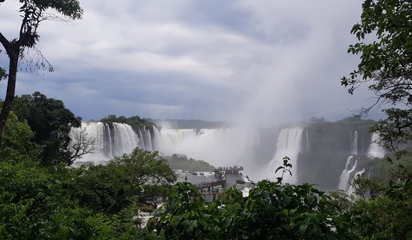 viste dal tour del sentiero macuco iguazu