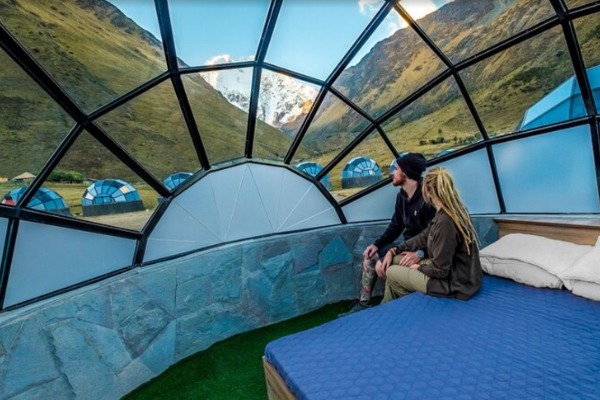 Prima colazione al campo Sky Domes Soraypampa.